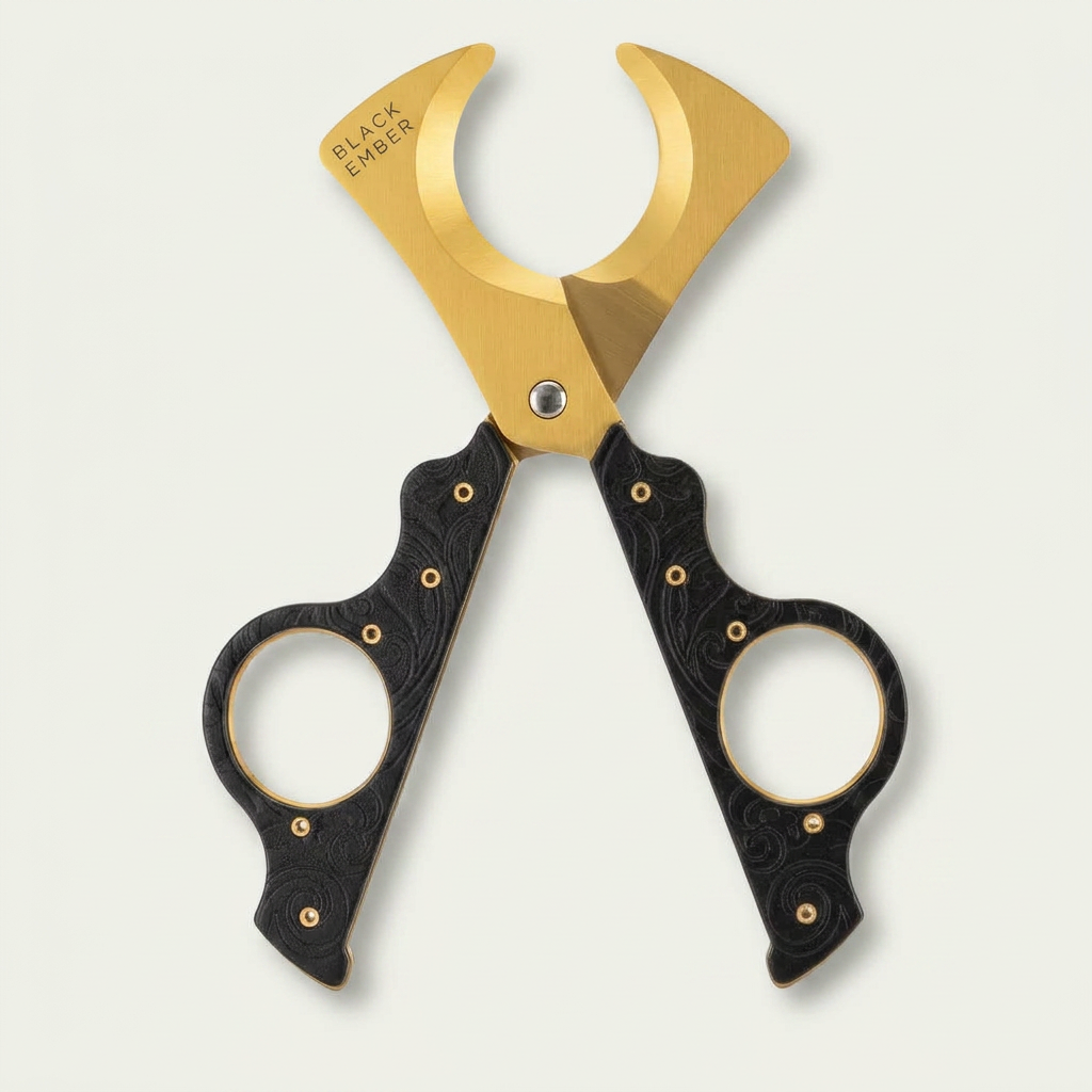 Scissors Cutter — Bronze Engraved
