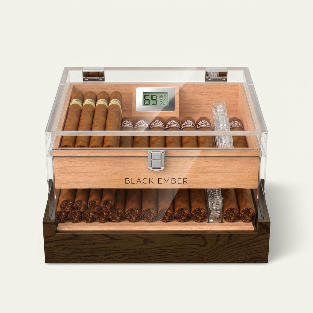 Acrylic Display Humidor — 60 Count