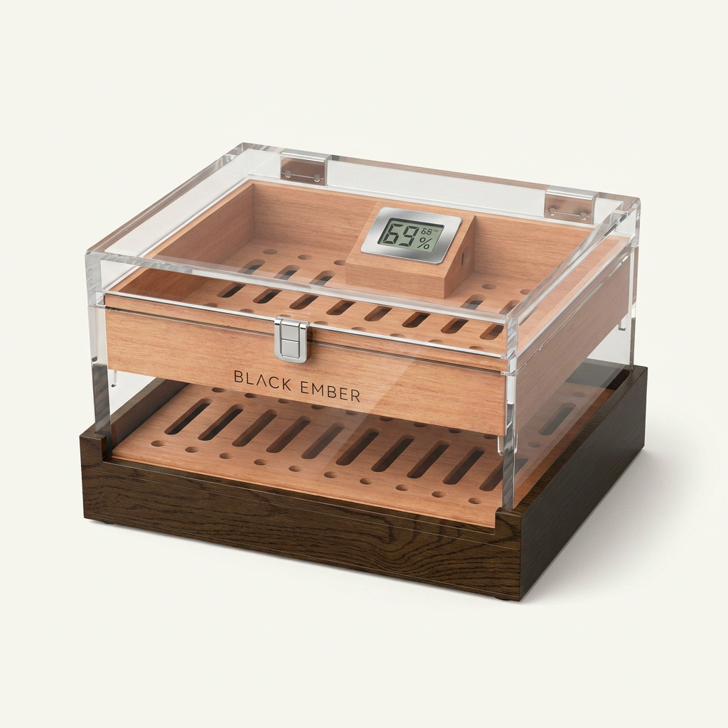 Acrylic Display Humidor — 60 Count