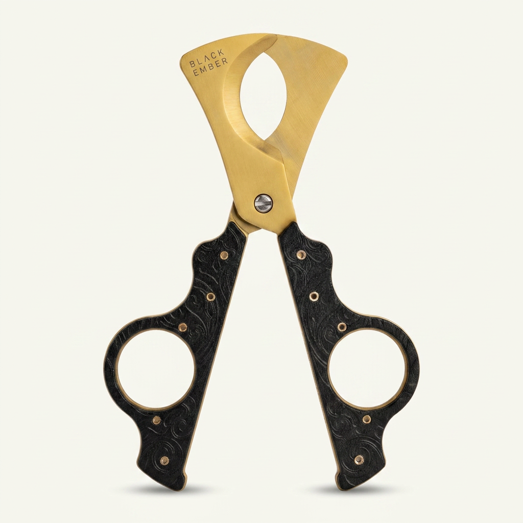 Scissors Cutter — Bronze Engraved