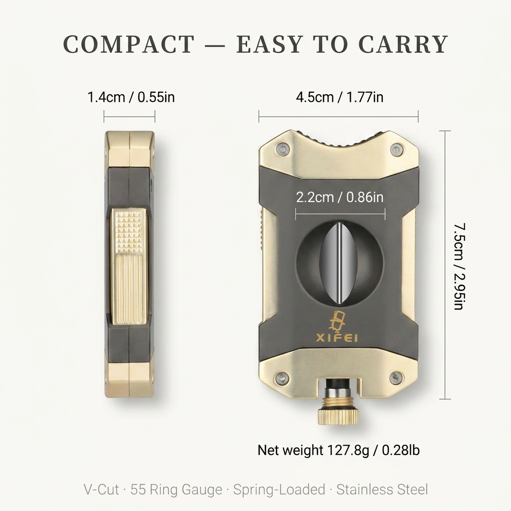 3-in-1 Cutter — V-Cut + Stand