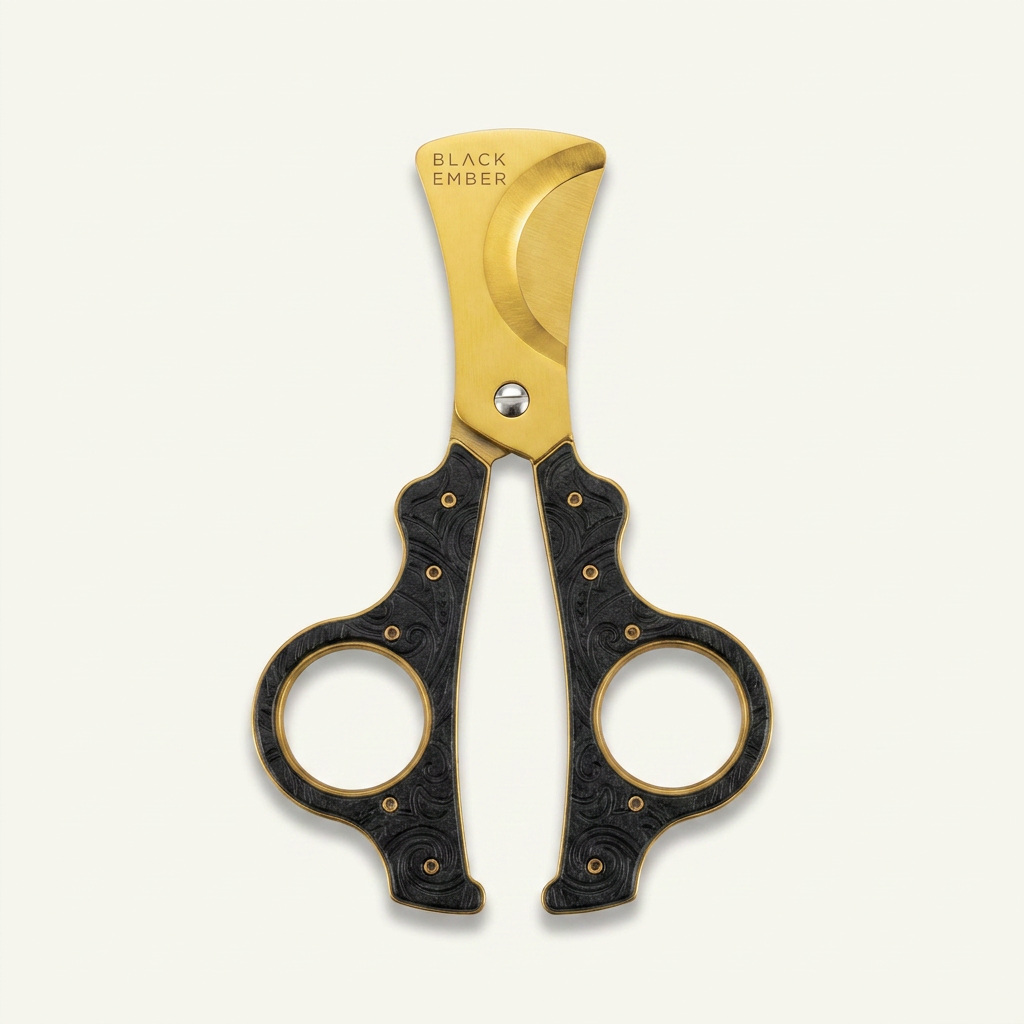 Scissors Cutter — Bronze Engraved