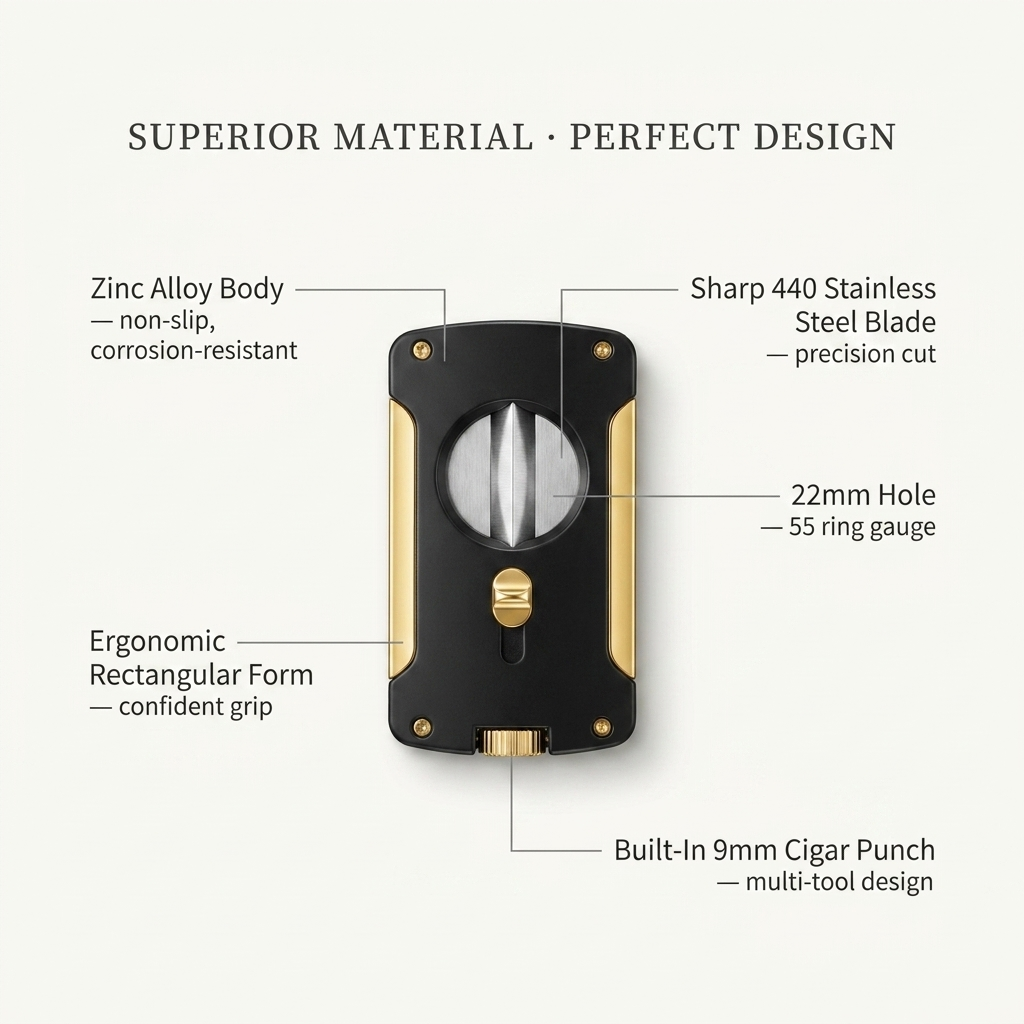 3-in-1 Cutter — V-Cut + Stand