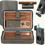 Leather Travel Humidor — 6 Cigars