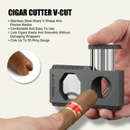 3-in-1 Cutter — V-Cut + Guillotine + Punch