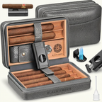Leather Travel Humidor — 6 Cigars