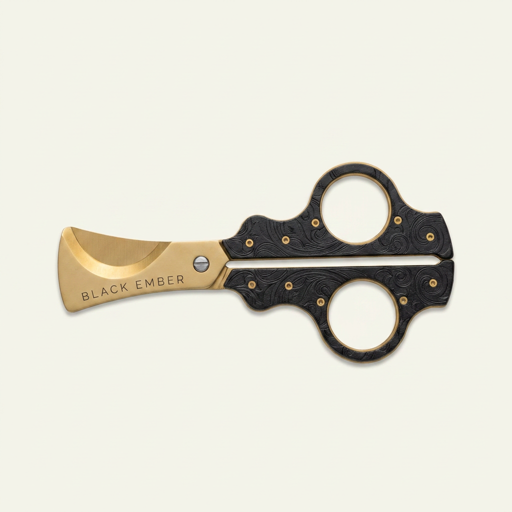 Scissors Cutter — Bronze Engraved