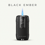 4-in-1 Lighter — Dual Flame + Punch + Stand