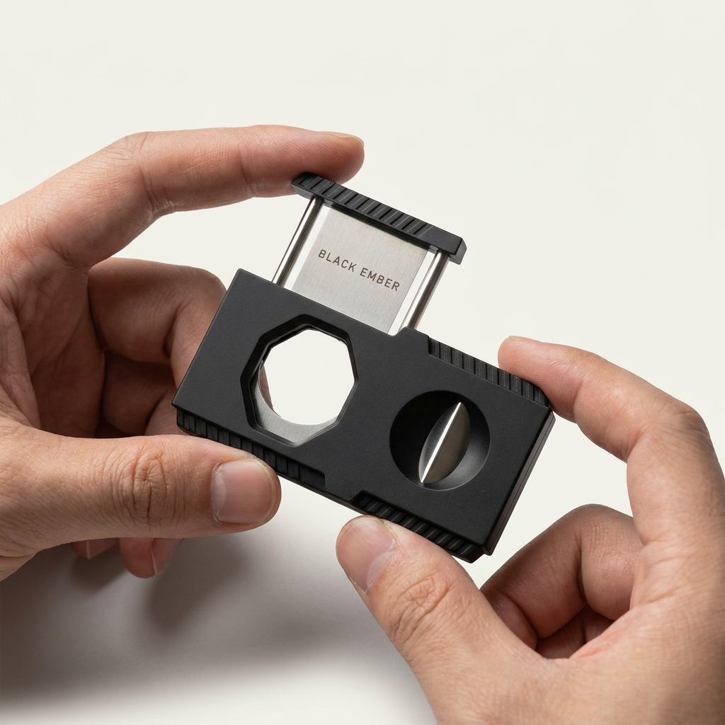 3-in-1 Cutter — V-Cut + Guillotine + Punch