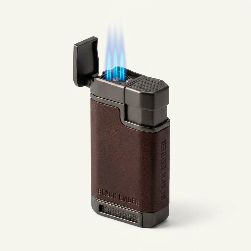 Leather Travel Humidor — 6 Cigars