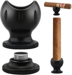 Cigar Stand + Punch — Matte Black