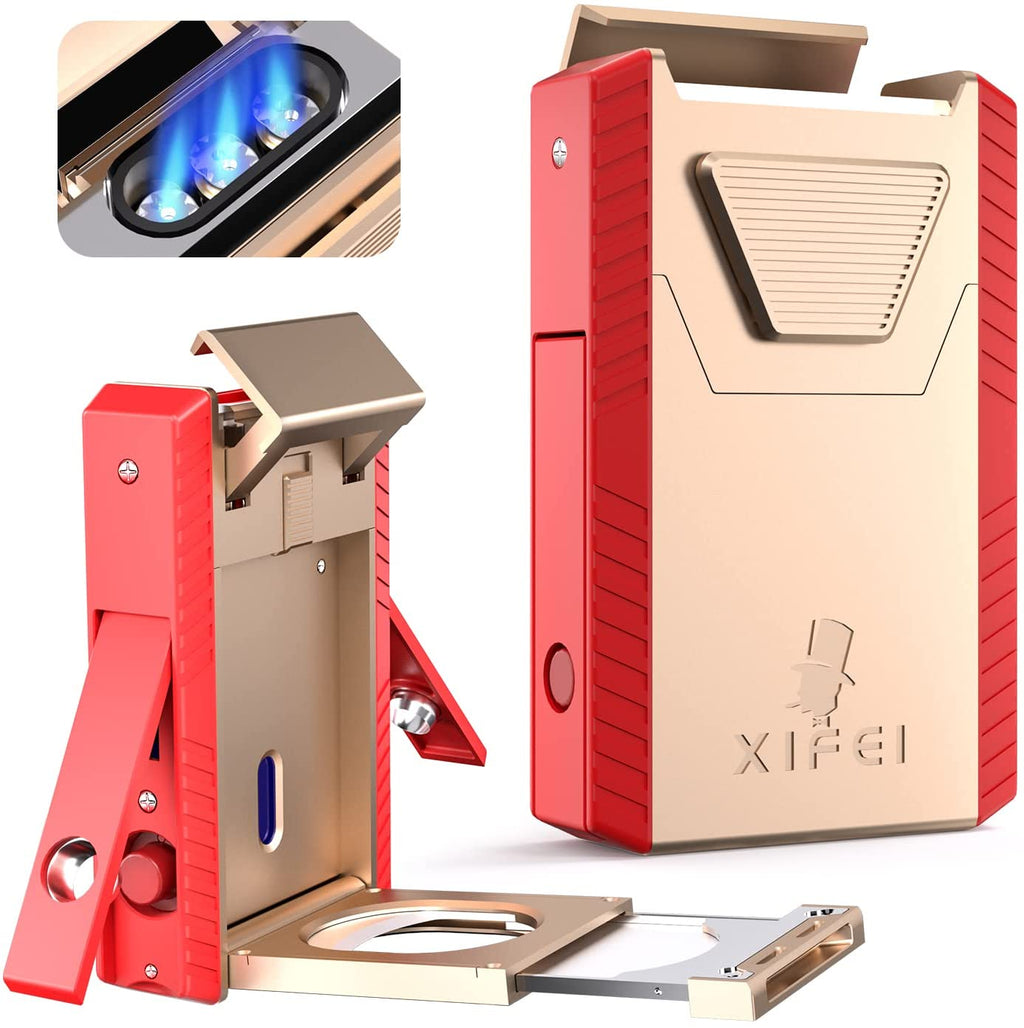 5-in-1 Lighter — Triple Flame