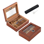 Glass-Top Desktop Humidor — 25 Count
