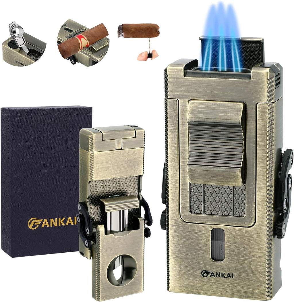 5-in-1 Lighter — Triple Flame (B)