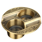 Cigar Ashtray — 2 Slot (Metal)