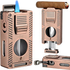 5-in-1 Lighter — Dual Jet + Tools