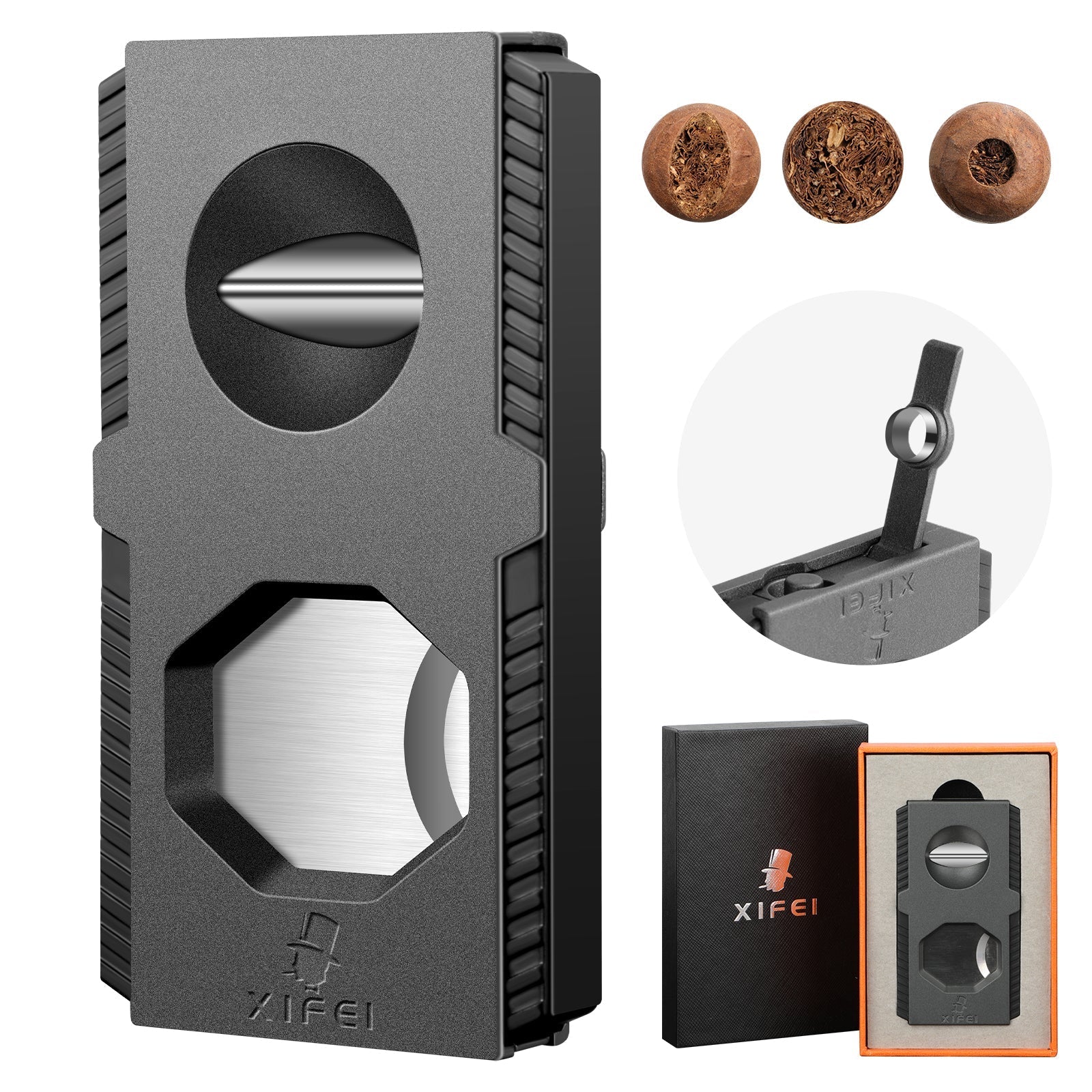 3-in-1 Cutter — Guillotine + V-Cut + Punch