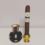 Cigar Stand + Punch — Matte Black