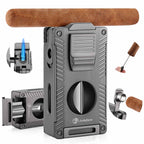 5-in-1 Lighter — Dual Jet + Tools