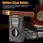 5-in-1 Lighter — Dual Jet + Tools