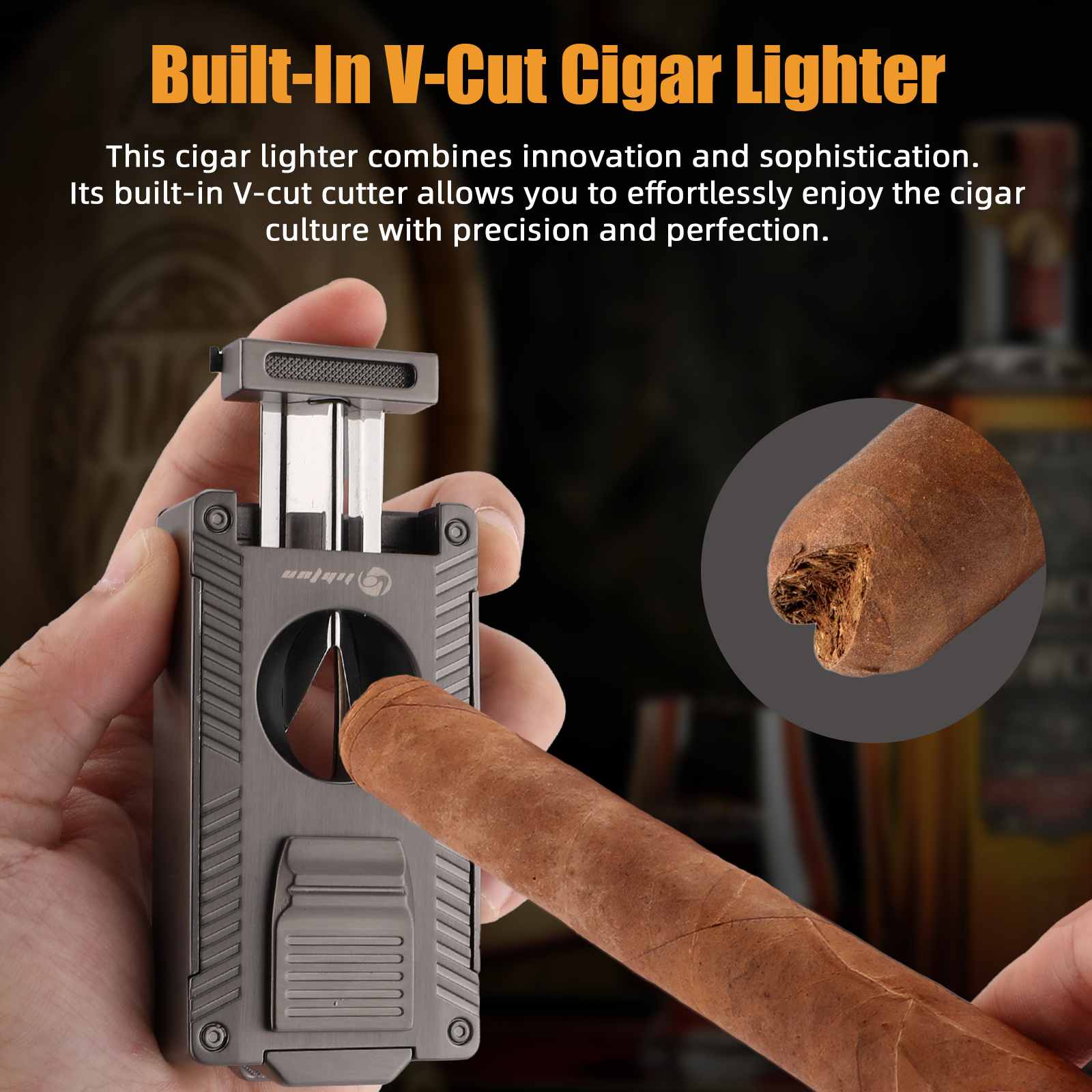 5-in-1 Lighter — Dual Jet + Tools