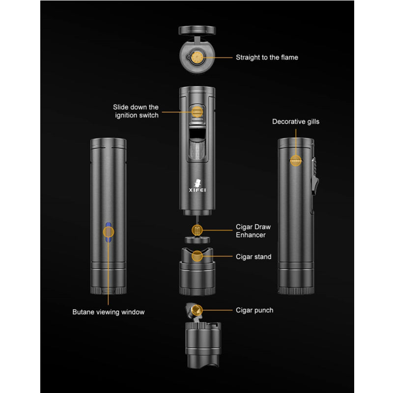 4-in-1 Lighter — Jet Flame