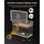 Acrylic Humidor — 50 Count