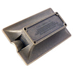 Cigar Ashtray — Single Slot (Bronze)