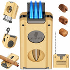 5-in-1 Lighter — Triple Flame (E)