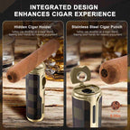 3-in-1 Electric Lighter — Triple Jet + USB