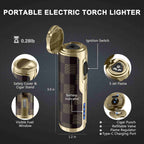 3-in-1 Electric Lighter — Triple Jet + USB