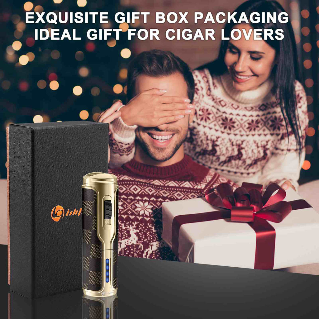 3-in-1 Electric Lighter — Triple Jet + USB