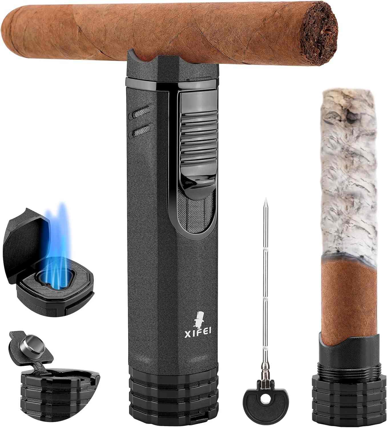 4-in-1 Lighter — Triple Flame