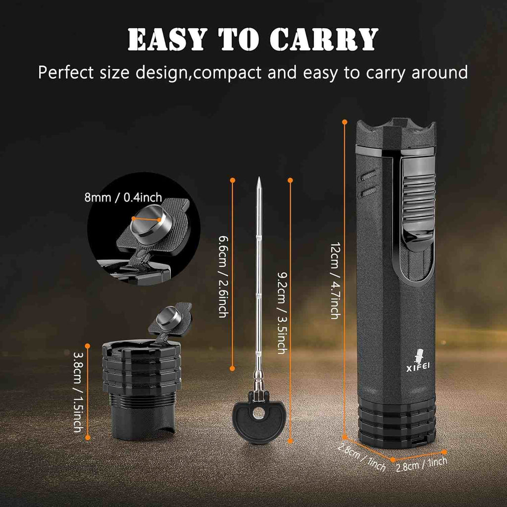 4-in-1 Lighter — Triple Jet