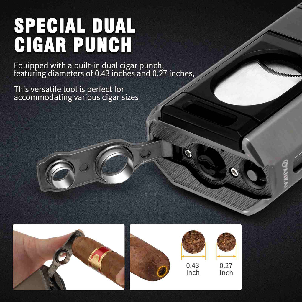 6-in-1 Desktop Lighter — Quad Flame