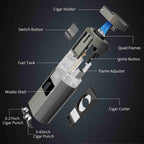 5-in-1 Lighter — Quad Flame