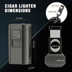 5-in-1 Lighter — Quad Flame