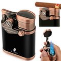 Jet Lighter — Quad Flame + Stand