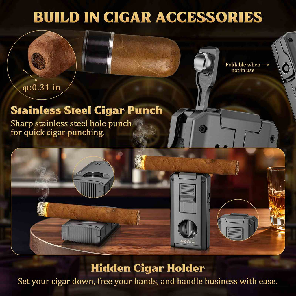 5-in-1 Lighter — Double Flame