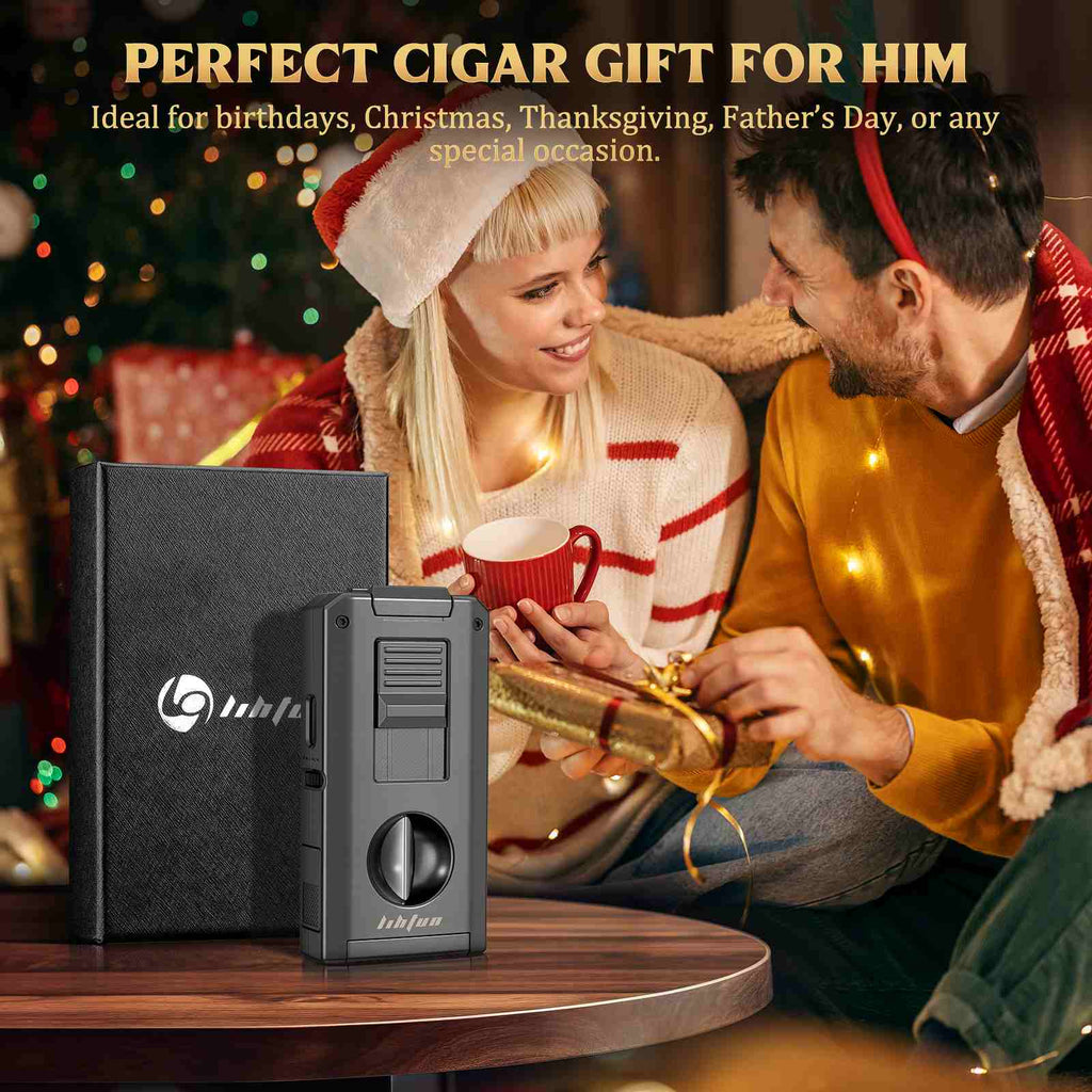 5-in-1 Lighter — Dual Flame
