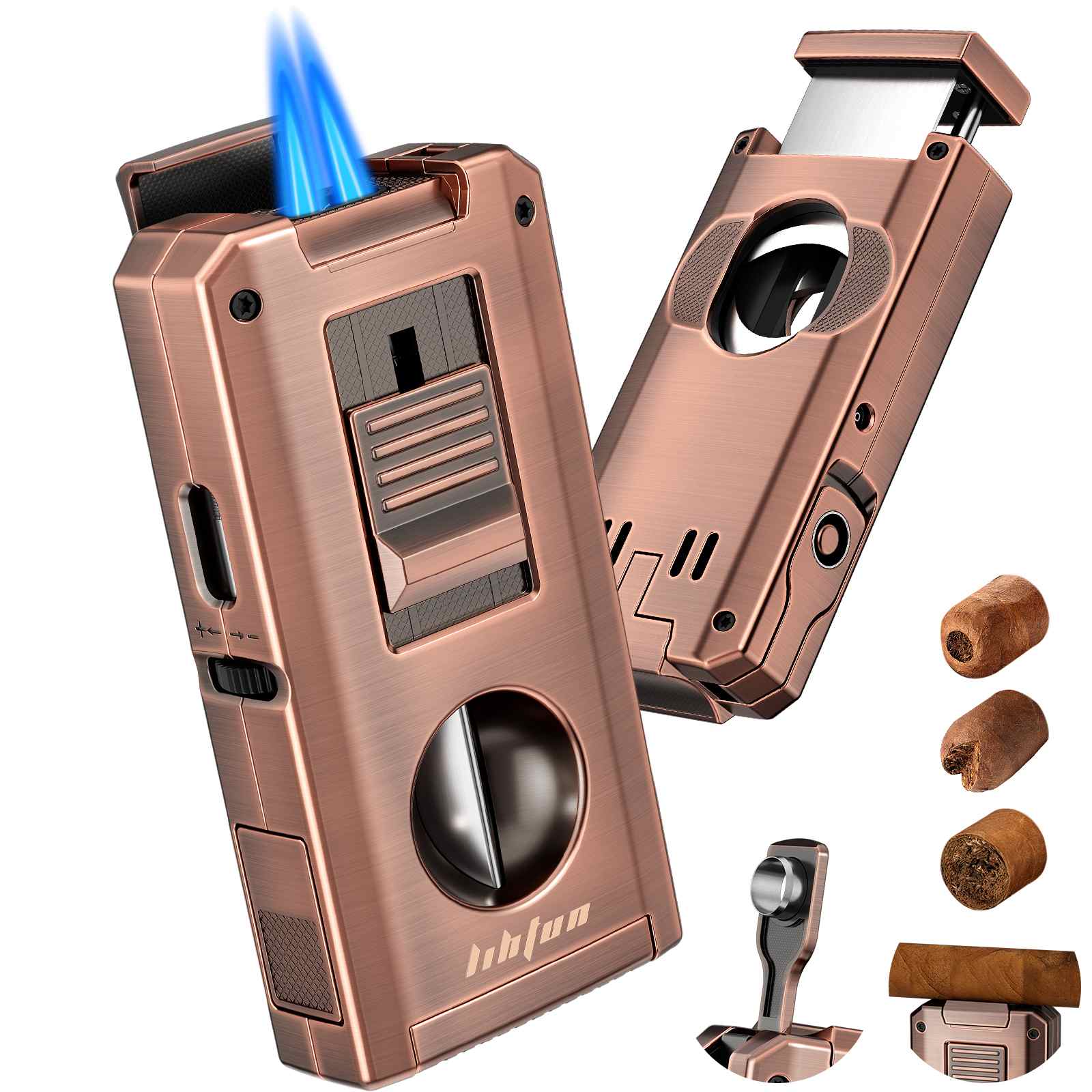 5-in-1 Lighter — Double Flame