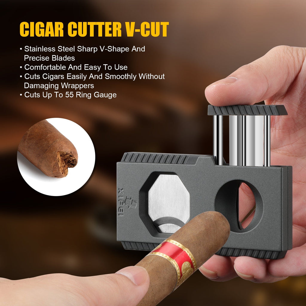 3-in-1 Cutter — Guillotine + V-Cut + Punch