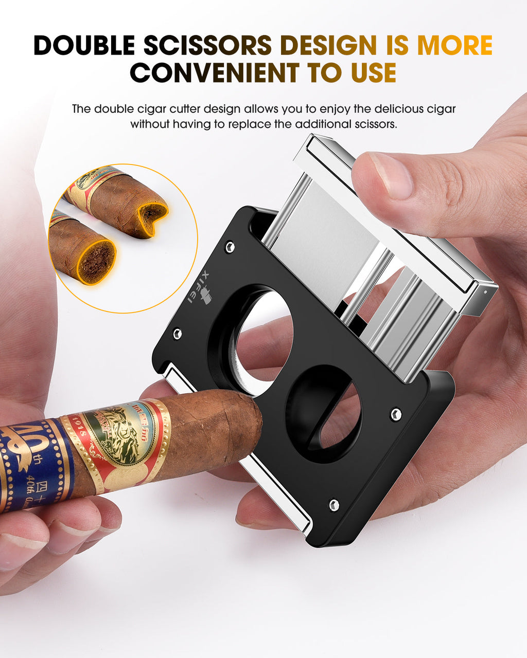 4-in-1 Cutter — V-Cut + Guillotine + Punch + Stand