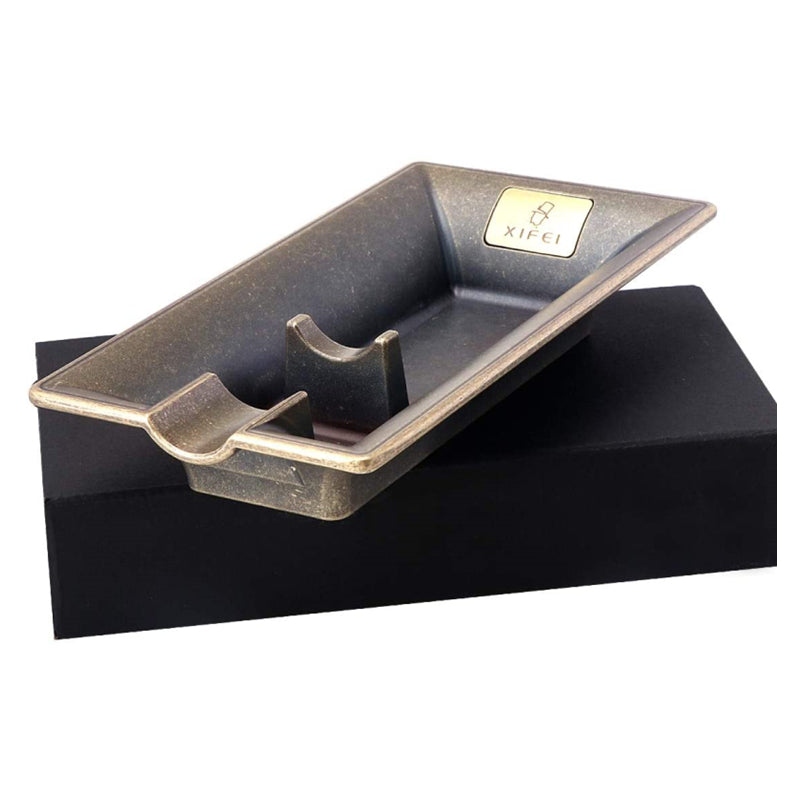 Cigar Ashtray — Single Slot (Bronze)