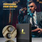 Cigar Ashtray — 2 Slot (Metal)