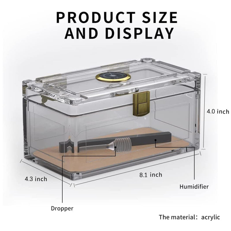 Acrylic Display Humidor — 20 Count