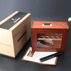 Glass-Top Pull-Out Humidor — 25 Count