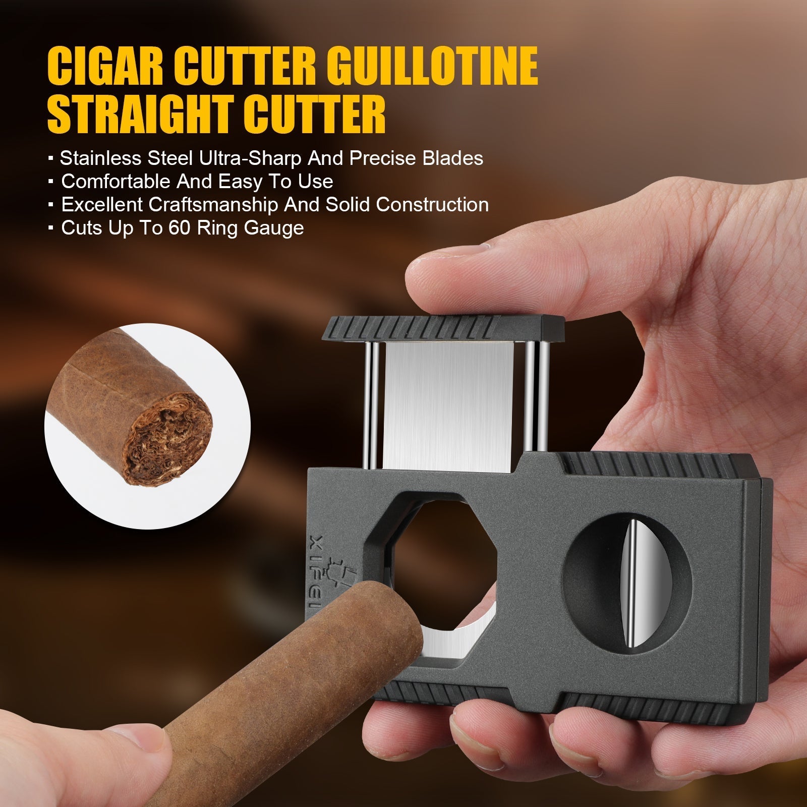3-in-1 Cutter — Guillotine + V-Cut + Punch