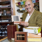 Glass-Top Pull-Out Humidor — 25 Count