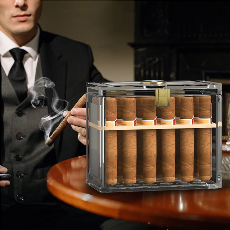 Acrylic Display Humidor — 50 Count